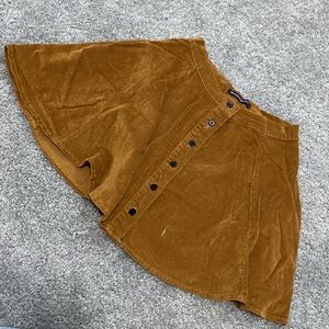 Faux suede brandy melville fall skirt